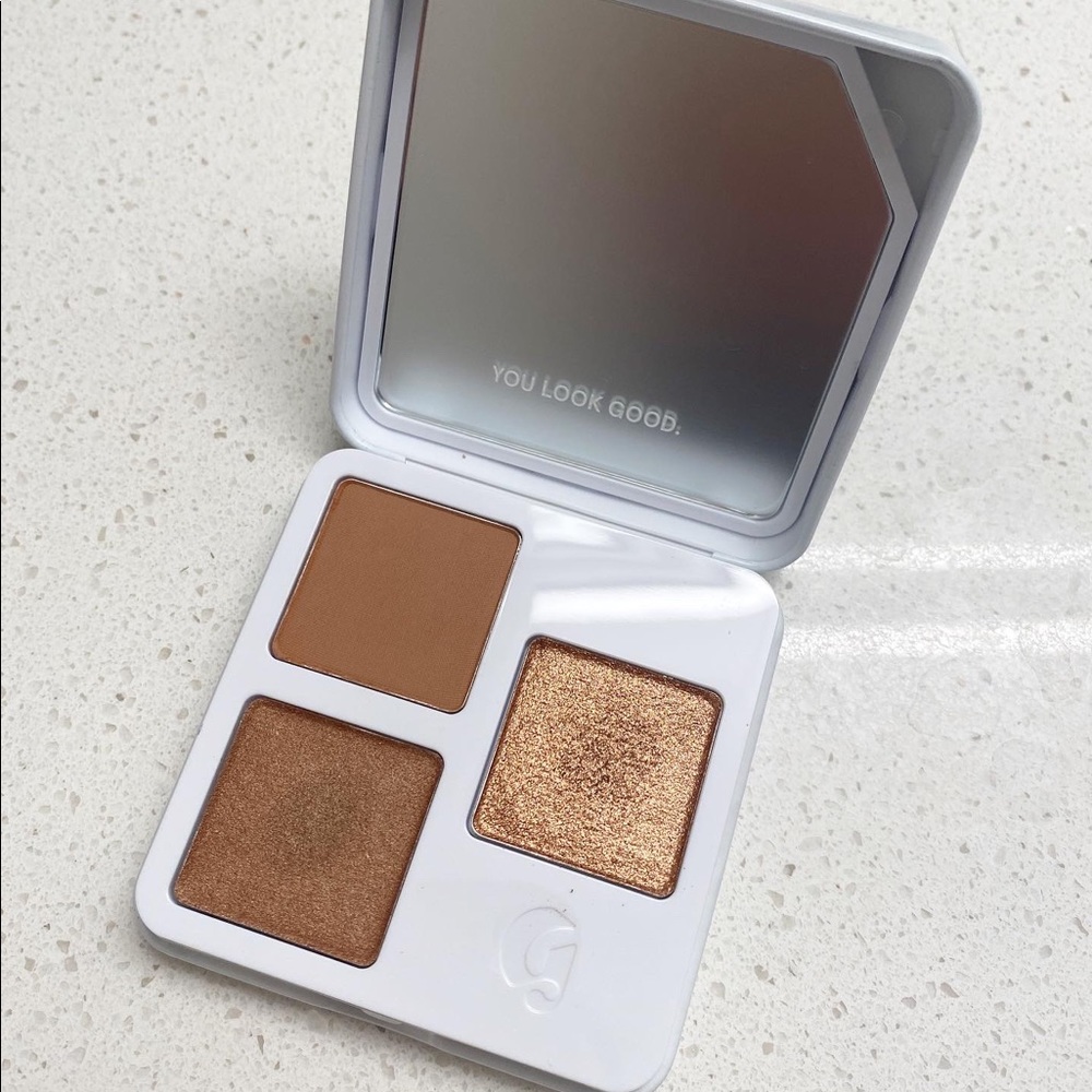 Glossier Monochromes Eyeshadow Trio in Teak